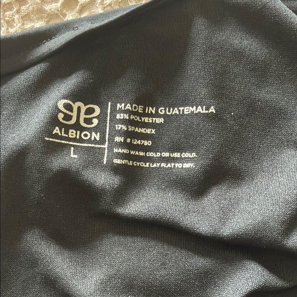 Albion Black One-Shoulder Swim One Piece - Picture 2 of 4